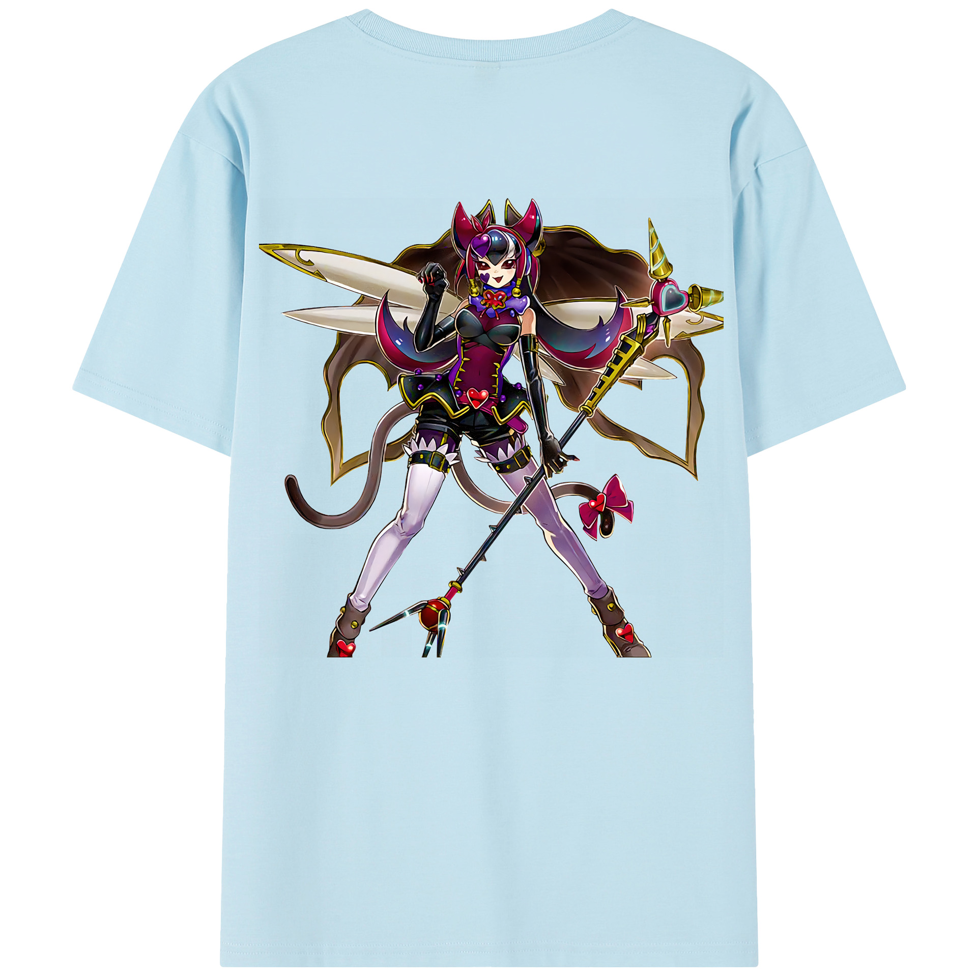 （画像用） 遊☆戯☆王 Yu-Gi-Oh! 綿100％半袖Tシャツ（背面プリント）